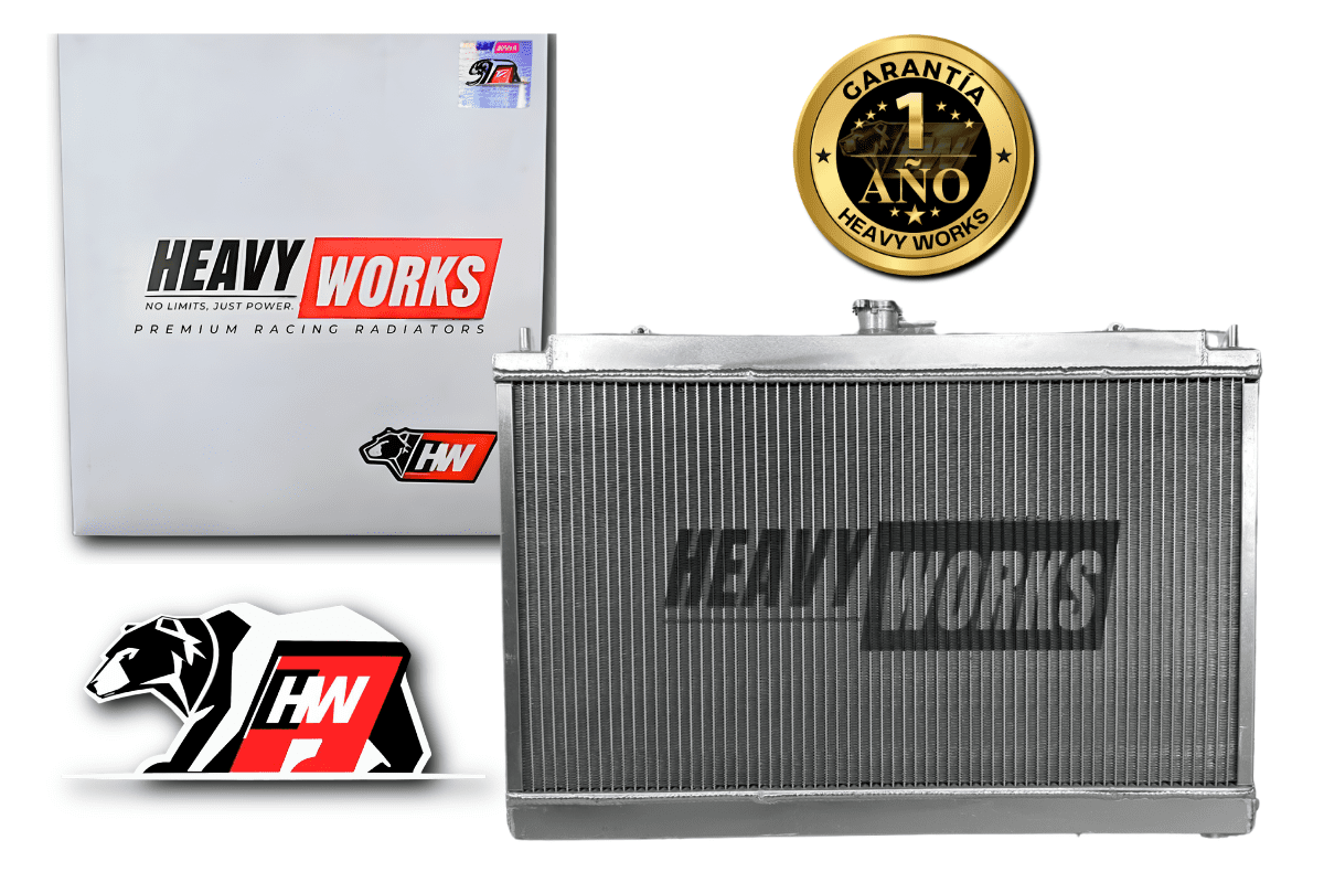 Radiador Nissan Silvia S14 S15 SR20 / SR20DET Heavy Works - Imagen 8