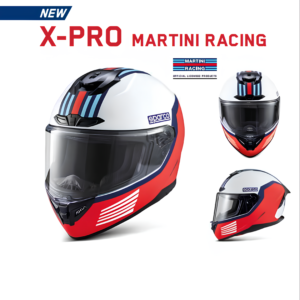 CASCO PILOTO INTEGRAL SPARCO X-PRO MARTINI RACING SERIES