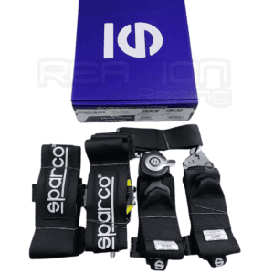 CINTURON FIA SPARCO 5 PUNTAS NEGRO