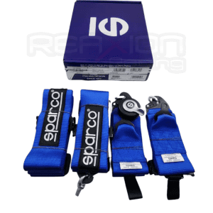 CINTURON FIA SPARCO 4 PUNTAS AZUL
